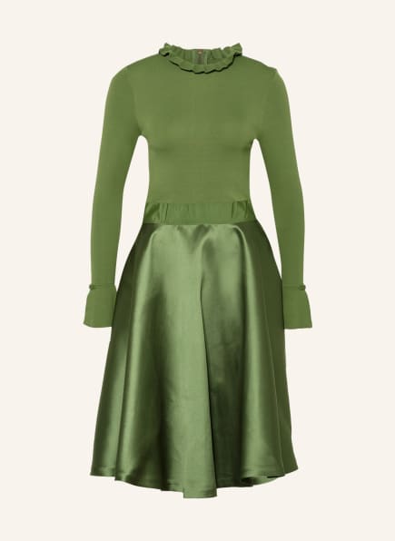 TED BAKER Kleid ZADI im Materialmix, Farbe: GRÜN (Bild 1)