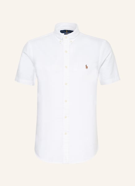 POLO RALPH LAUREN Kurzarm-Hemd Slim Fit, Farbe: 003 BSR WHITE (Bild 1)