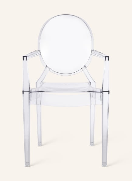 Kartell Set of 2 chairs LOUIS GHOST, Color: B4 glasklar (Image 1)