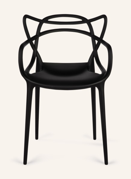 Kartell 2er-Set Stühle MASTERS, Farbe: SCHWARZ (Bild 1)