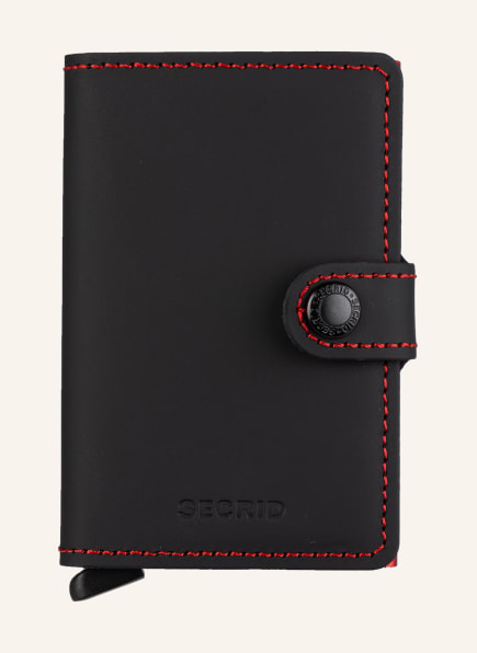 SECRID Kartenetui, Farbe: MM-BLACK & RED (Bild 1)