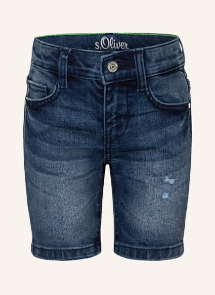 s.Oliver RED Jeans-Shorts BRAD, Farbe: DUNKELBLAU (Bild 1)