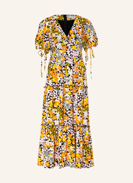 TED BAKER Sukienka SAFIREE, Kolor: CZARNY/ JASNORÓŻOWY/ CIEMNOŻÓŁTY (Obrazek 1)