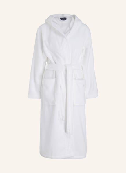 JOOP! Women’s bathrobe with hood, Color: WHITE (Image 1)