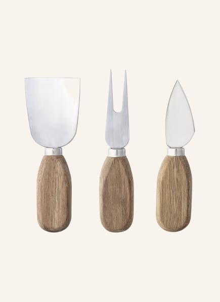 Bloomingville Cheese cutlery , Color: BROWN/ SILVER (Image 1)