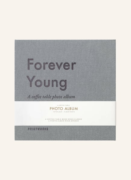 PRINTWORKS Photo album FOREVER YOUNG, Color: GRAY (Image 1)
