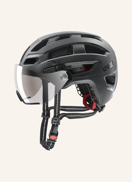uvex Bicycle helmet FINALE VISOR, Color: BLACK (Image 1)