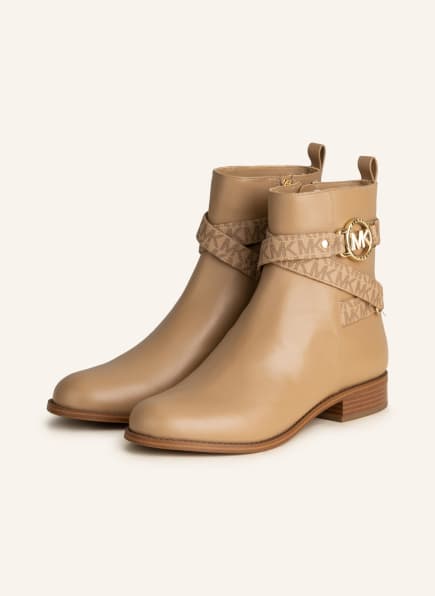 MICHAEL KORS Ankle boots RORY, Color: CAMEL (Image 1)