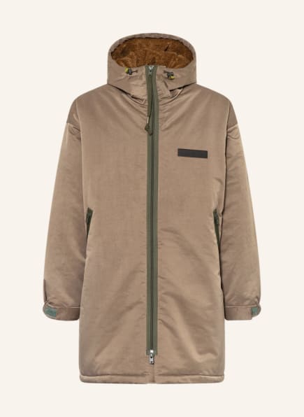 Acne Studios Oversized parka in khaki 