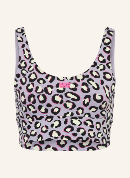 UGG Cropped top ZAYLEY, Color: BLACK/ PURPLE/ LIGHT YELLOW (Image 1)