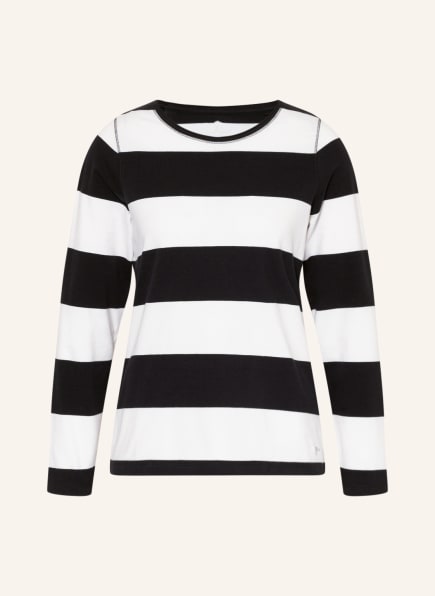 FYNCH-HATTON Long sleeve shirt, Color: BLACK/ WHITE (Image 1)