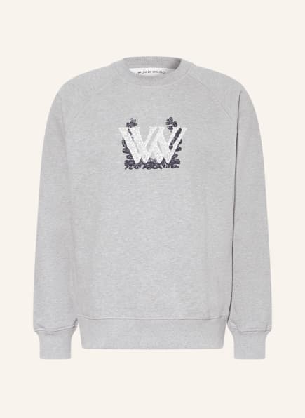 WOOD WOOD Sweatshirt HESTER, Farbe: HELLGRAU (Bild 1)