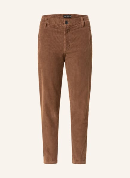 GABBA Cordhose MONZA Extra Slim Fit mit verkürzter Beinlänge, Farbe: BRAUN (Bild 1)