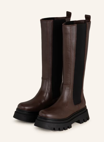 womens boots black and brown