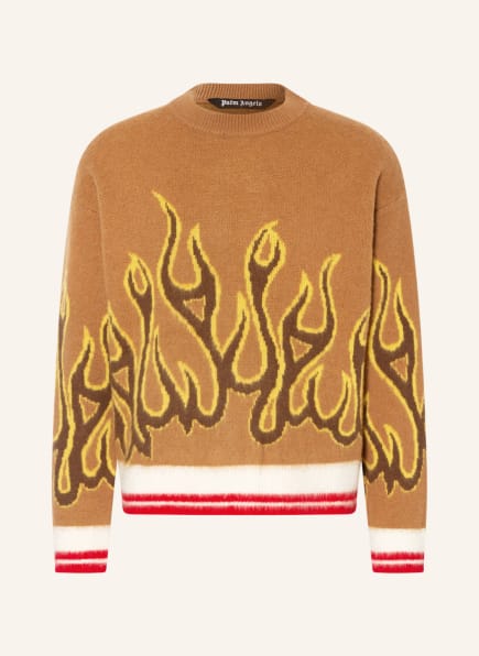 Palm Angels Sweater, Color: LIGHT BROWN (Image 1)