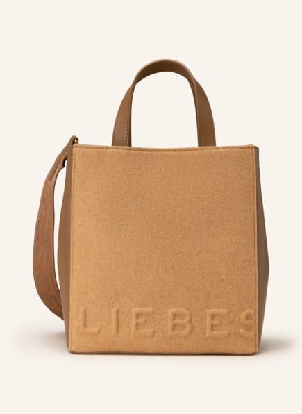 LIEBESKIND Handtasche PAPERBAG SMALL, Farbe: CAMEL/ BRAUN (Bild 1)