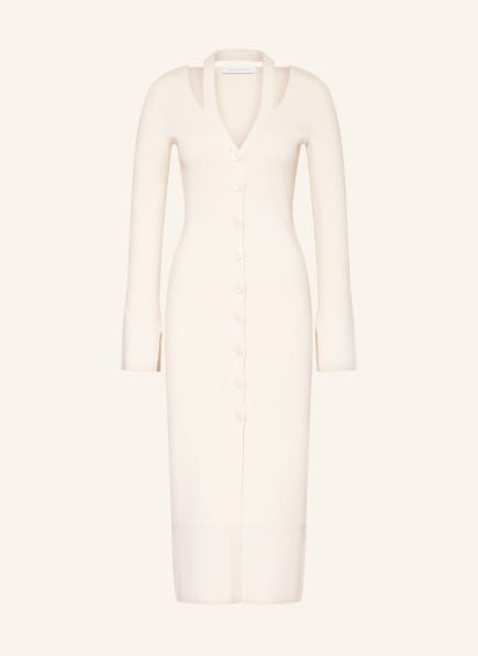PATRIZIA PEPE Knit dress with cut-outs, Color: CREAM (Image 1)