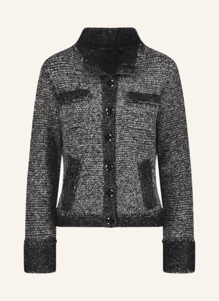 boucle cardigan black