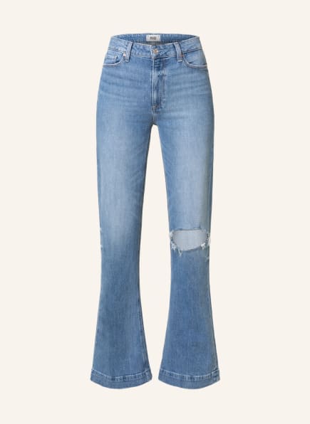 paige white flare jeans