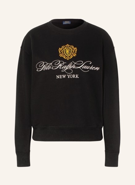 POLO RALPH LAUREN Sweatshirt, Color: BLACK/ WHITE/ YELLOW (Image 1)