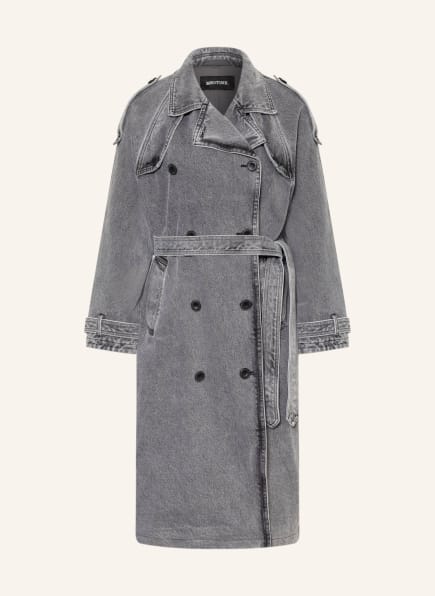MEOTINE Denim trench coat , Color: GRAY (Image 1)