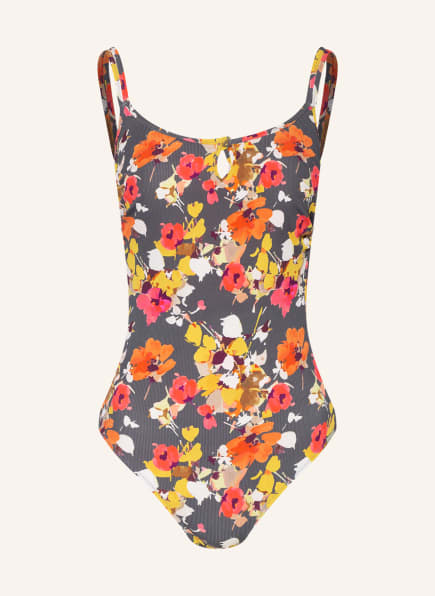 Lidea Underwire swimsuit POPPY, Color: KHAKI/ YELLOW/ RED (Image 1)