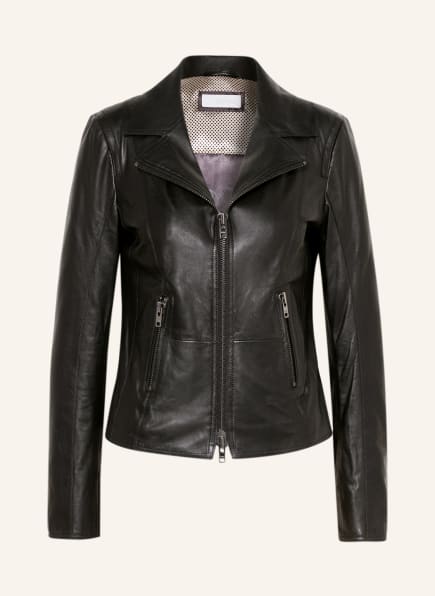 SCHYIA Leather jacket KIRA , Color: BLACK (Image 1)