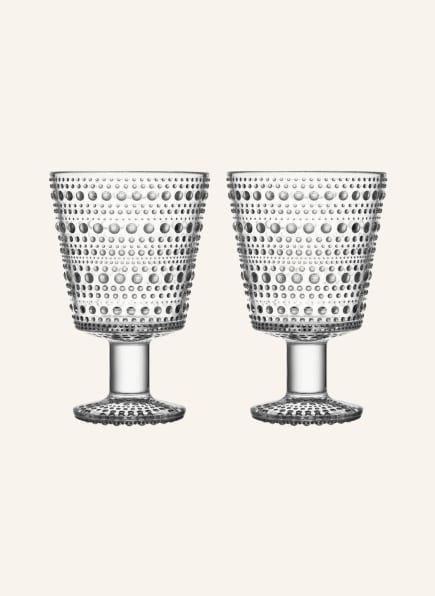 iittala 2-piece Drinking glasses set KASTEHELMI, Color: TRANSPARENT (Image 1)