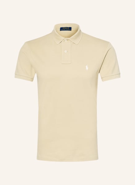 POLO RALPH LAUREN Piqué-Poloshirt Slim Fit, Farbe: BEIGE (Bild 1)