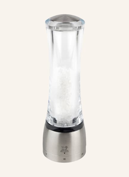 PEUGEOT Salt grinder DAMAN U SELECT, Color: TRANSPARENT/ SILVER (Image 1)