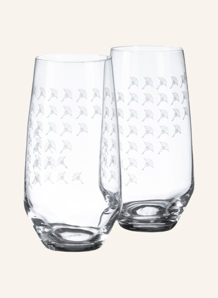 JOOP! Set of 2 tall drinking glasses FADED CORNFLOWER, Color: WHITE (Image 1)