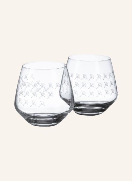 JOOP! Set of 2 drinking glasses FADED CORNFLOWER , Color: WHITE (Image 1)