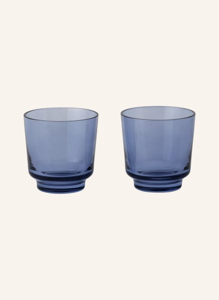 MUUTO Set of 2 drinking glasses RAISE, Color: BLUE (Image 1)