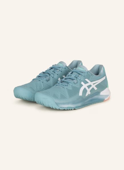 ASICS Tennis shoes GEL-RESOLUTION™ 8, Color: TURQUOISE/ MINT (Image 1)