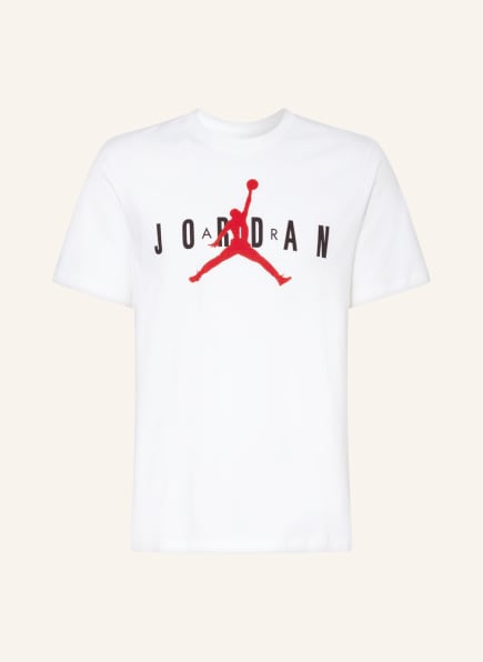 JORDAN T-shirt JORDAN AIR WORDMARK, Color: WHITE/ BLACK/ RED (Image 1)