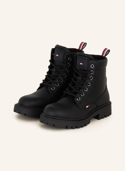 TOMMY HILFIGER Schnürboots DENNIS, Farbe: SCHWARZ (Bild 1)