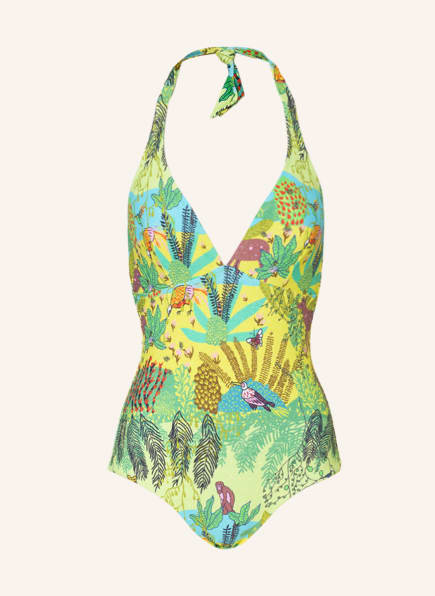 VILEBREQUIN Halter neck swimsuit FAMOUS , Color: YELLOW/ GREEN/ BROWN (Image 1)