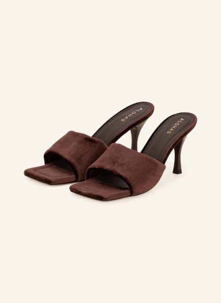 ALOHAS Mules PUFFY , Color: BROWN (Image 1)