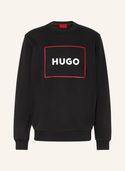 HUGO Sweatshirt DELERY, Color: BLACK (Image 1)