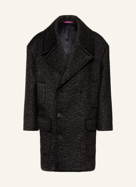VALENTINO Bouclé coat with mohair , Color: BLACK (Image 1)