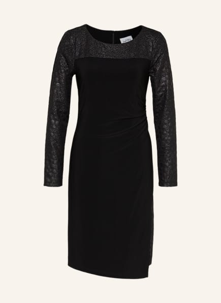 Joseph Ribkoff Sheath dress in mixed materials , Color: BLACK (Image 1)