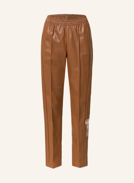 adidas Originals Hose ADIBREAK in Lederoptik, Farbe: BRAUN (Bild 1)