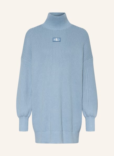 Calvin Klein Jeans Strickkleid, Farbe: HELLBLAU (Bild 1)