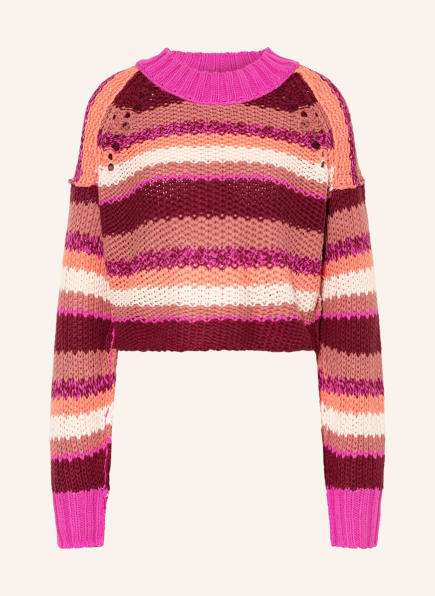 Free People Sweater DEVON , Color: SALMON/ FUCHSIA/ PINK (Image 1)
