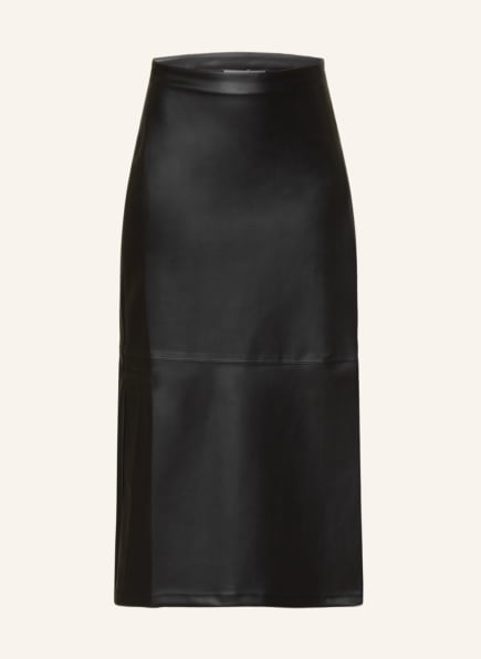 MaxMara LEISURE Skirt FACELLA in leather look, Color: BLACK (Image 1)