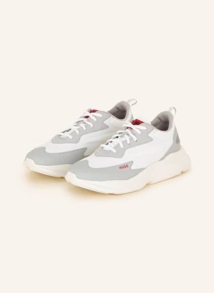 HUGO Sneakers LEON in white/ gray 