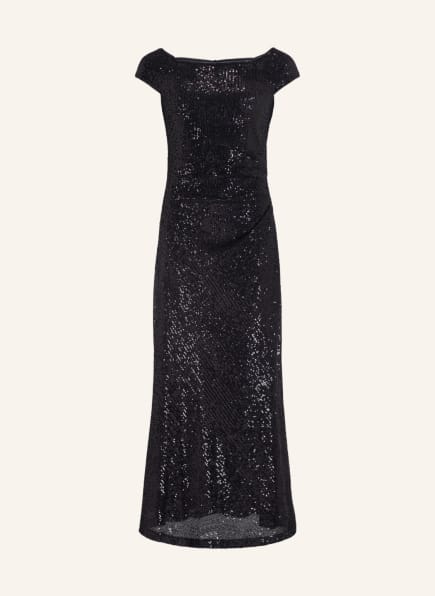 SWING Abendkleid mit Pailletten, Farbe: SCHWARZ (Bild 1)