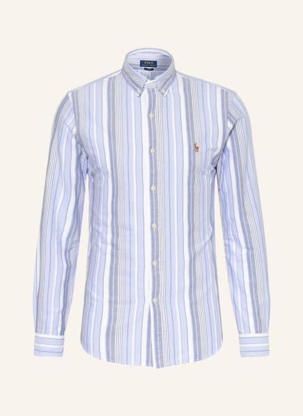 POLO RALPH LAUREN Oxfordhemd Slim Fit , Farbe: HELLBLAU/ WEISS/ GRAU (Bild 1)