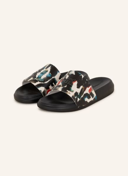 Alexander McQUEEN Slides, Color: DARK BLUE (Image 1)