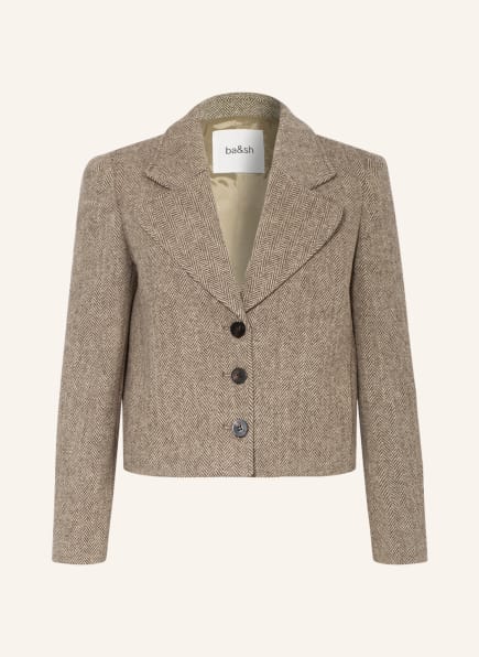 ba&sh Cropped-Blazer BLANCHE , Farbe: CREME/ HELLBRAUN (Bild 1)